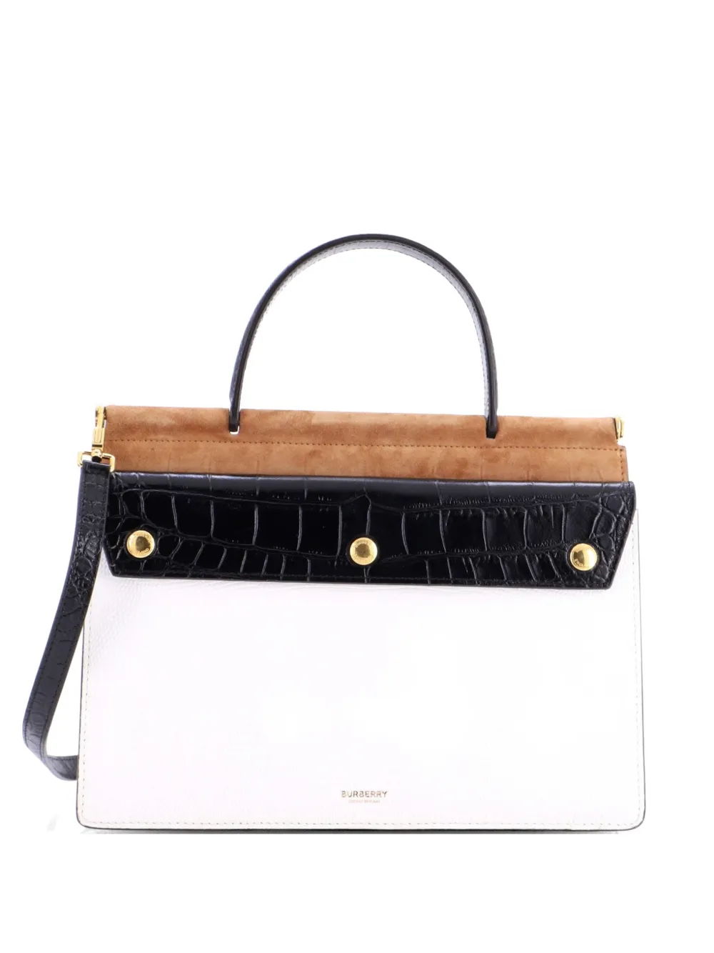 Burberry Pre-Owned Borsa a spalla con manico - Nero