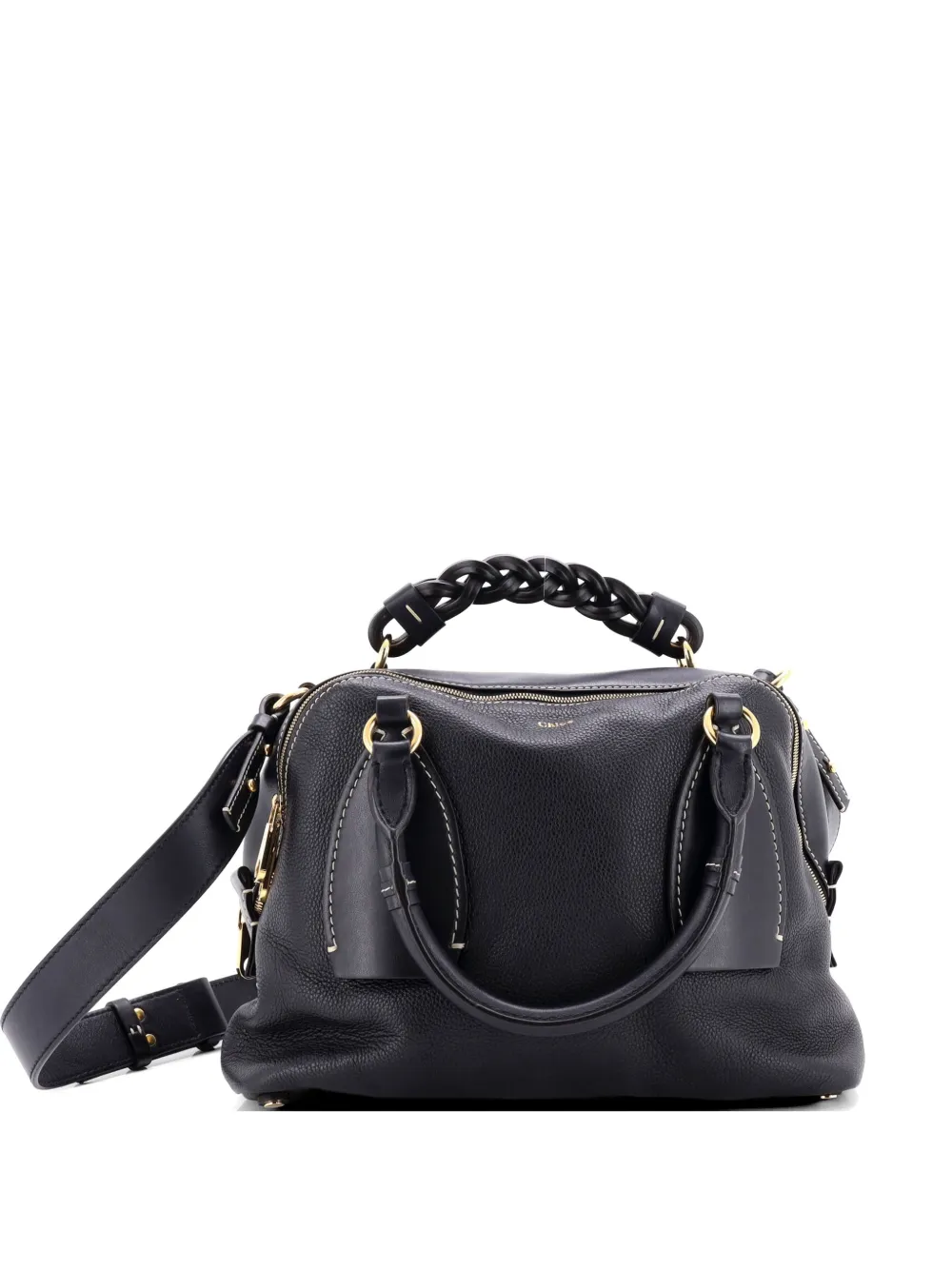 Chloé Pre-Owned Borsa a spalla Daria media in pelle - Blu