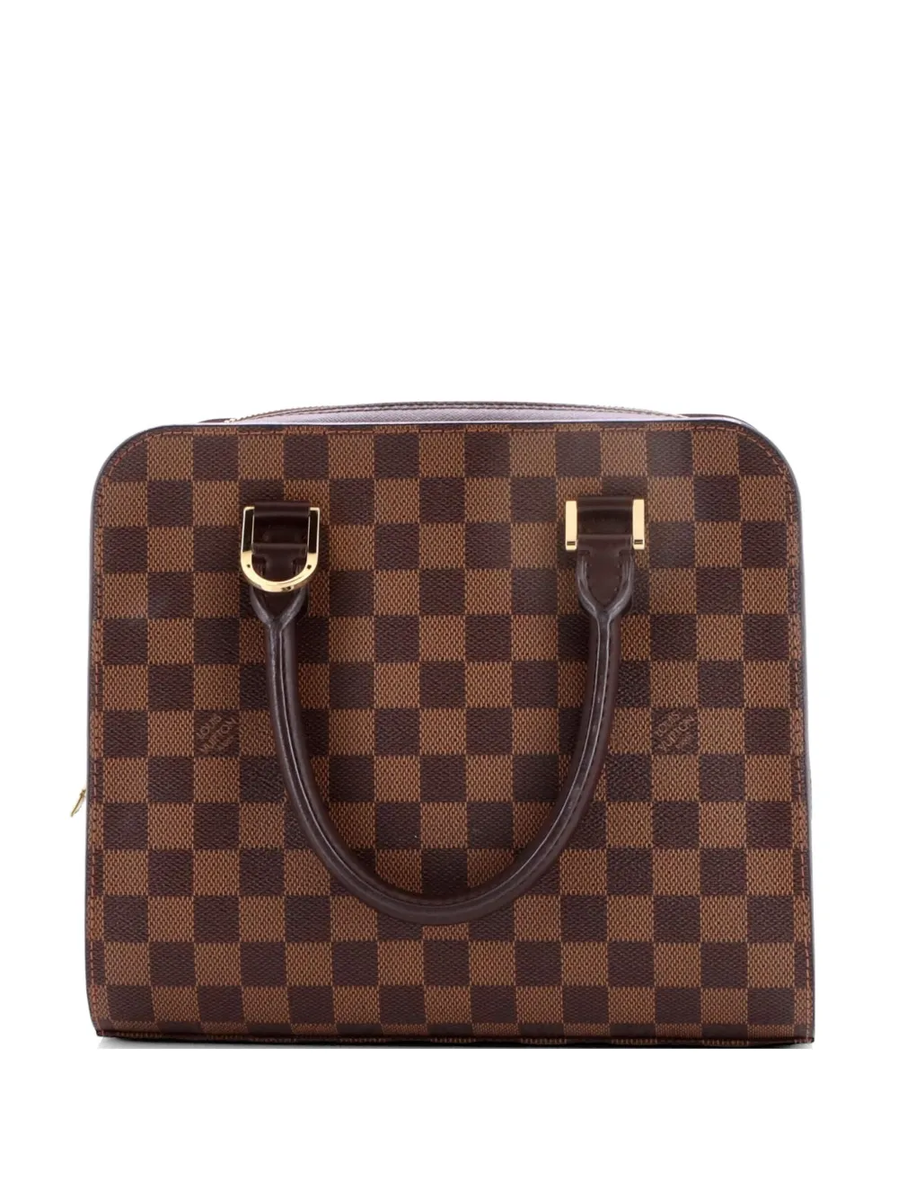 Louis Vuitton Pre-Owned Borsa a tracolla Triana Damier - Marrone