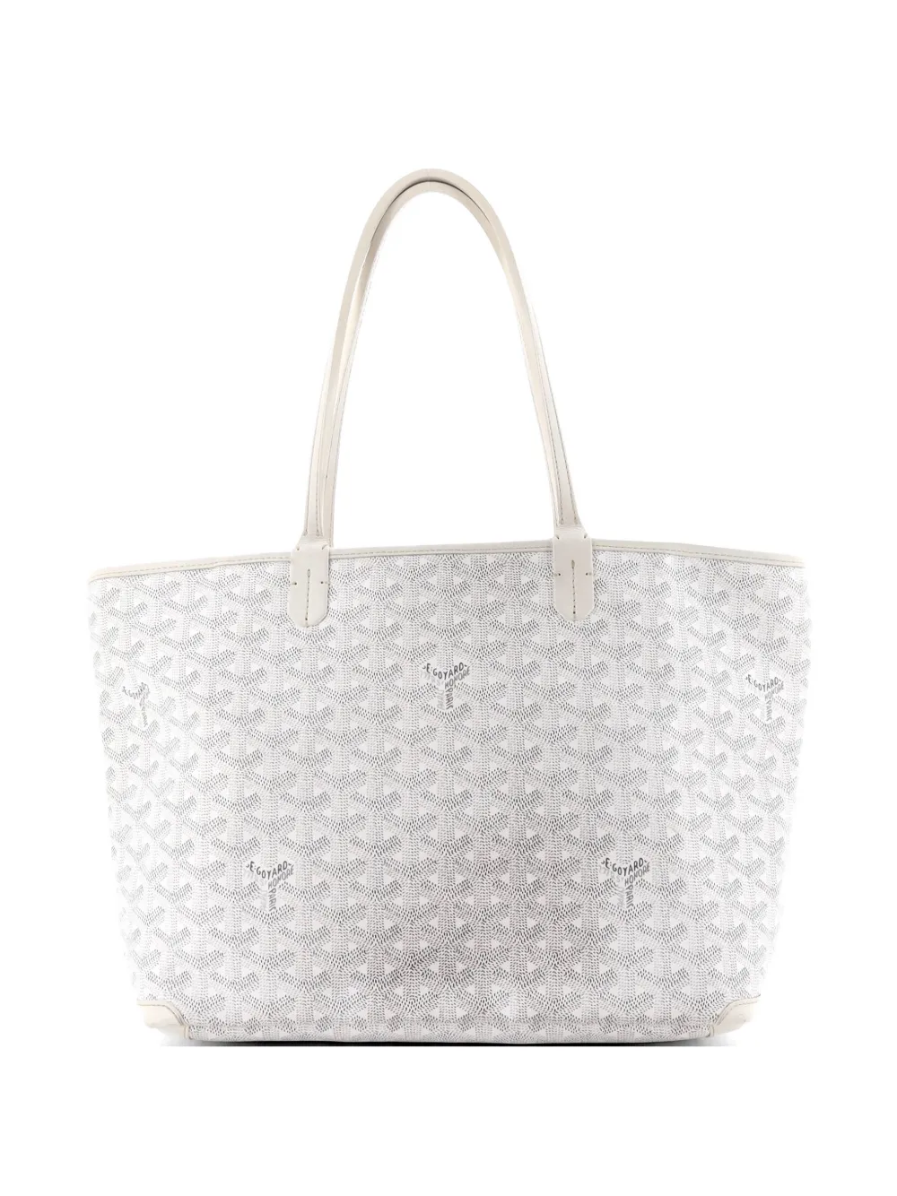 Goyard Pre-Owned Borsa tote Artois PM in tela cerata - Bianco