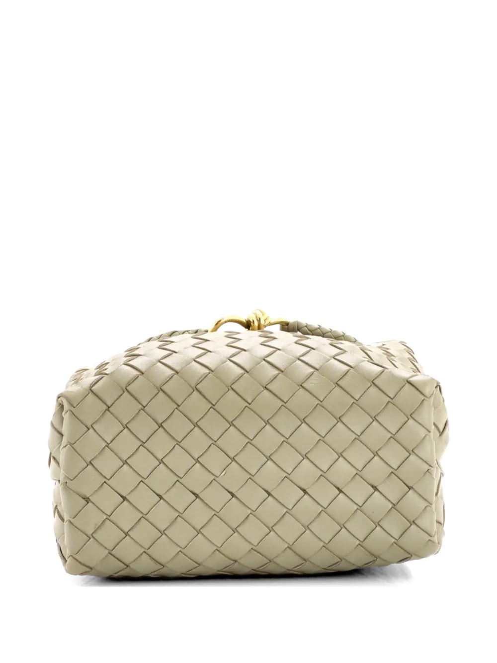  Bottega Veneta Pre-owned Bolso Satchel Andiamo East West Pequeño De Piel De Napa Con Diseño Intrecciato - Verde 