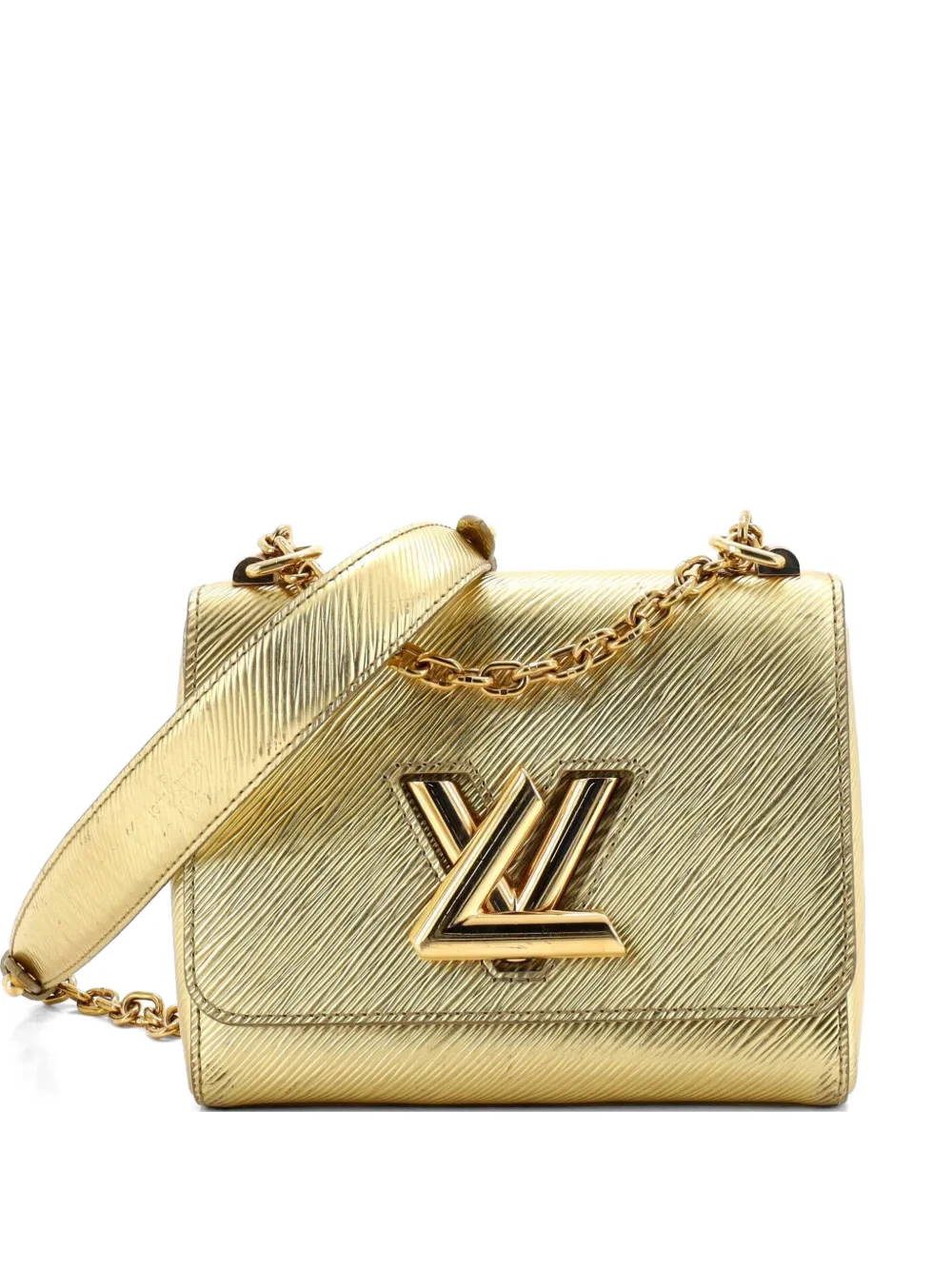 Louis Vuitton Pre-Owned Twist Handbag Epi Leather PM crossbody bag - Oro