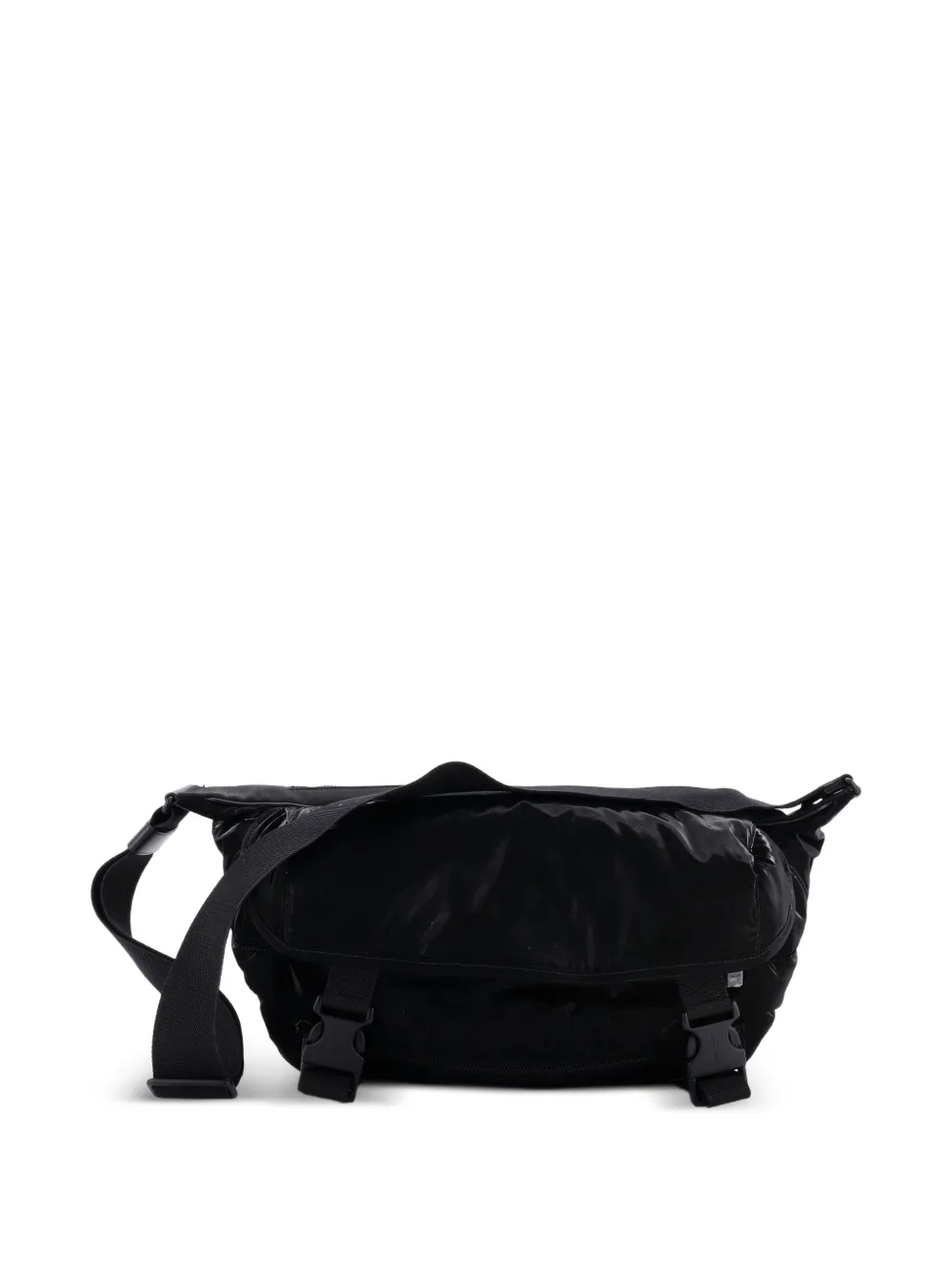 Saint Laurent Pre-Owned Logo Canvas belt bag - Nero