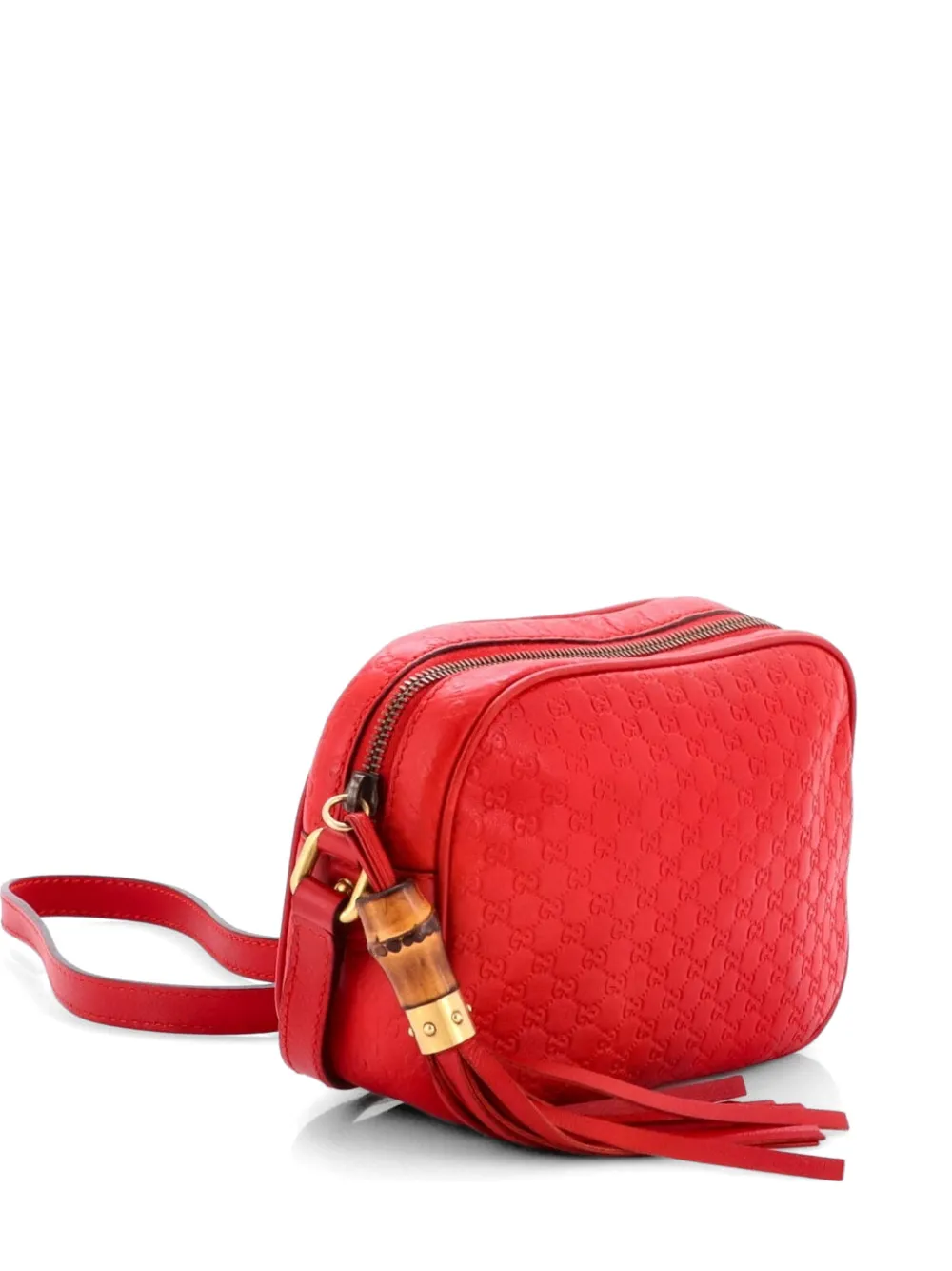 Gucci Pre-Owned Sunshine Disco Microguccissima Leather Small crossbody bag - Rosso