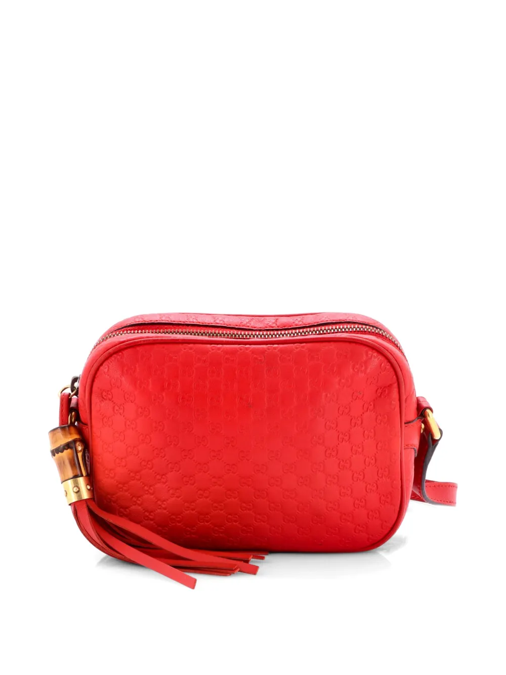 Gucci Pre-Owned Sunshine Disco Microguccissima Leather Small crossbody bag - Rosso