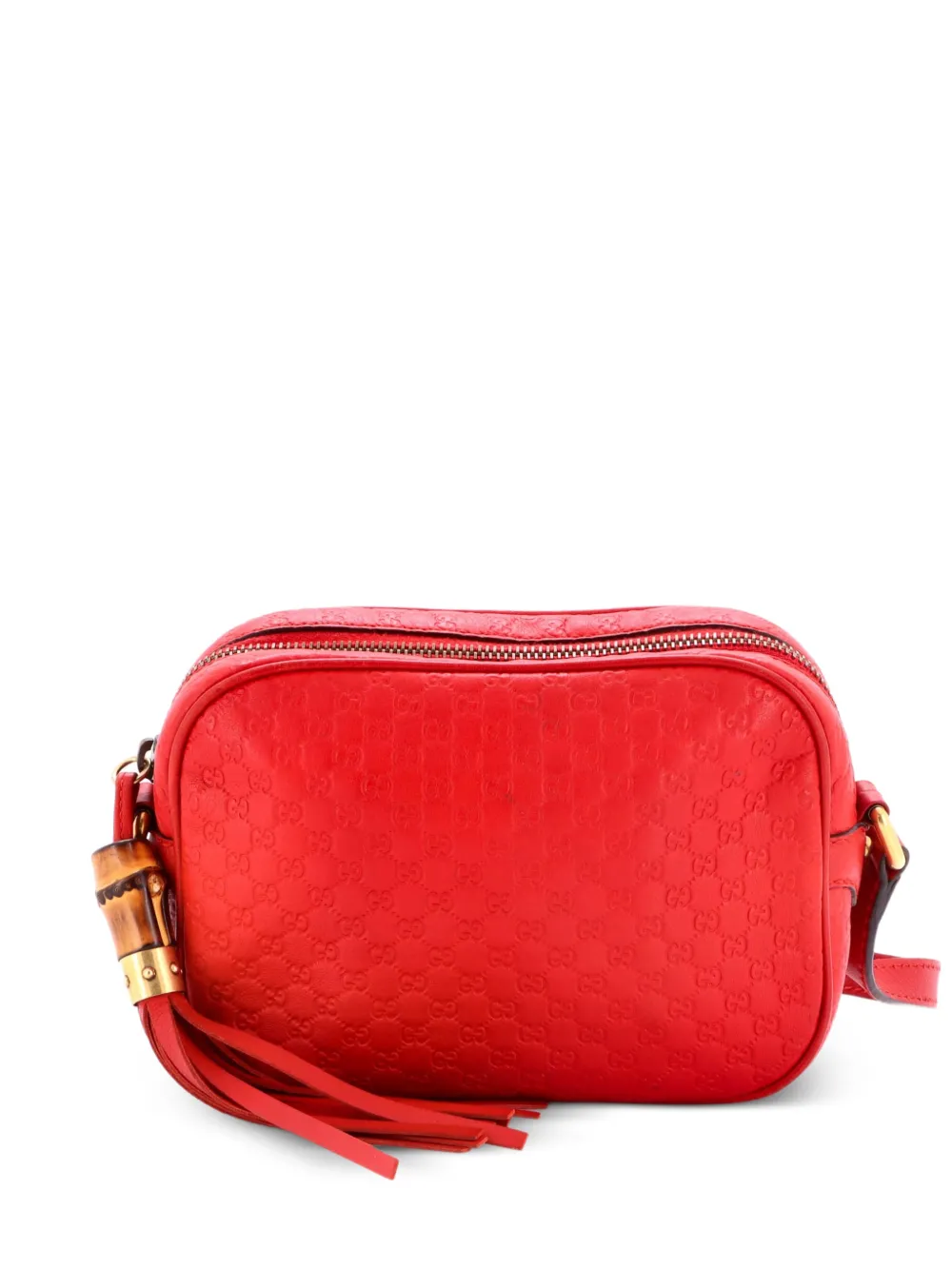 Gucci Pre-Owned Sunshine Disco Microguccissima Leather Small crossbody bag - Rosso