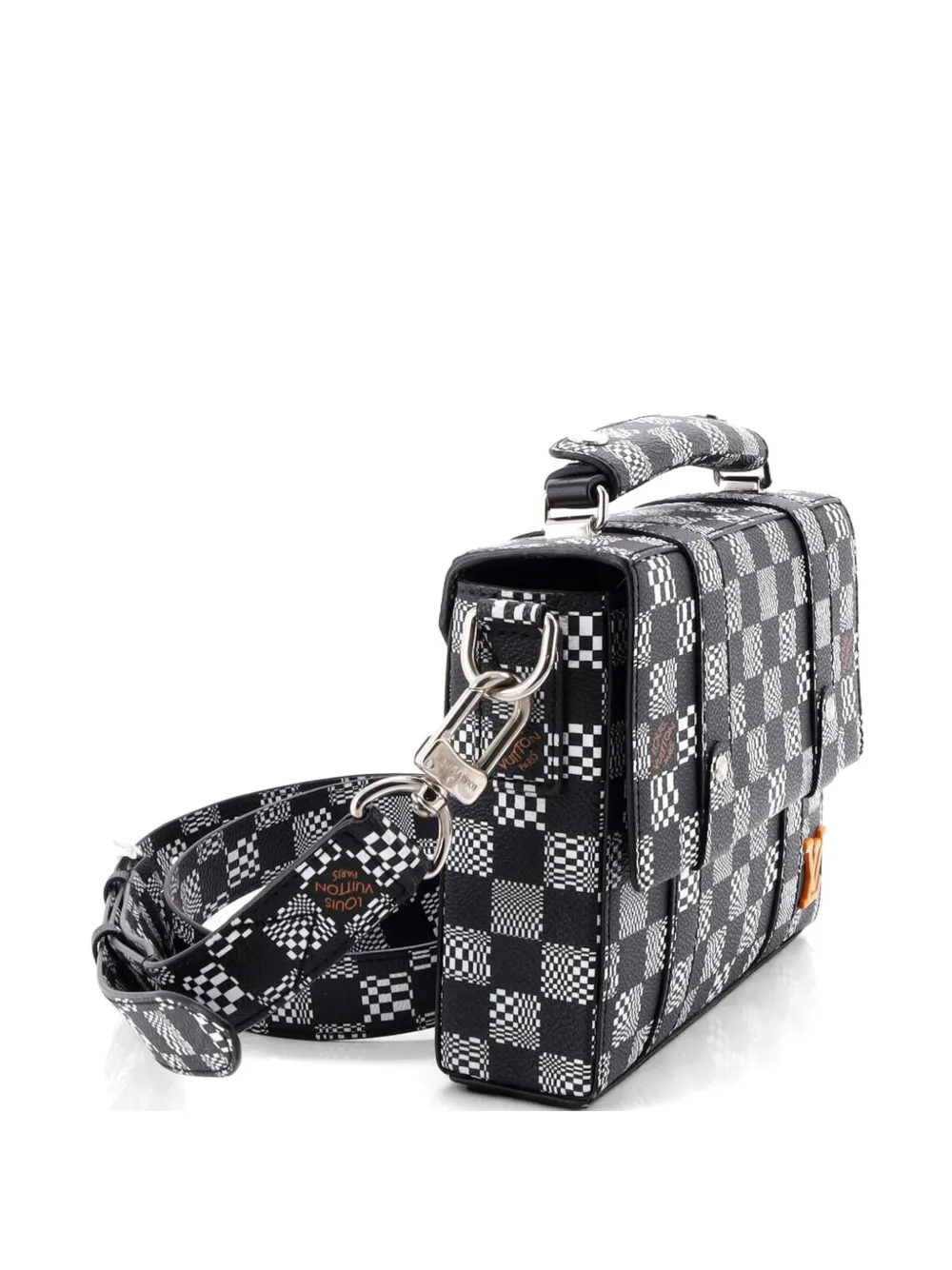 Louis Vuitton Pre-Owned Flap Soft Trunk Messenger Bag Limited Edition Distorted Damier crossbody bag - Nero