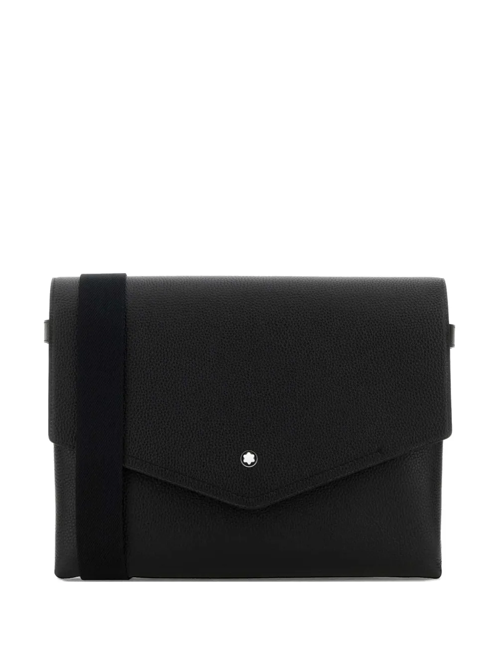 Montblanc Companion pebbled leather cross body bag - Nero