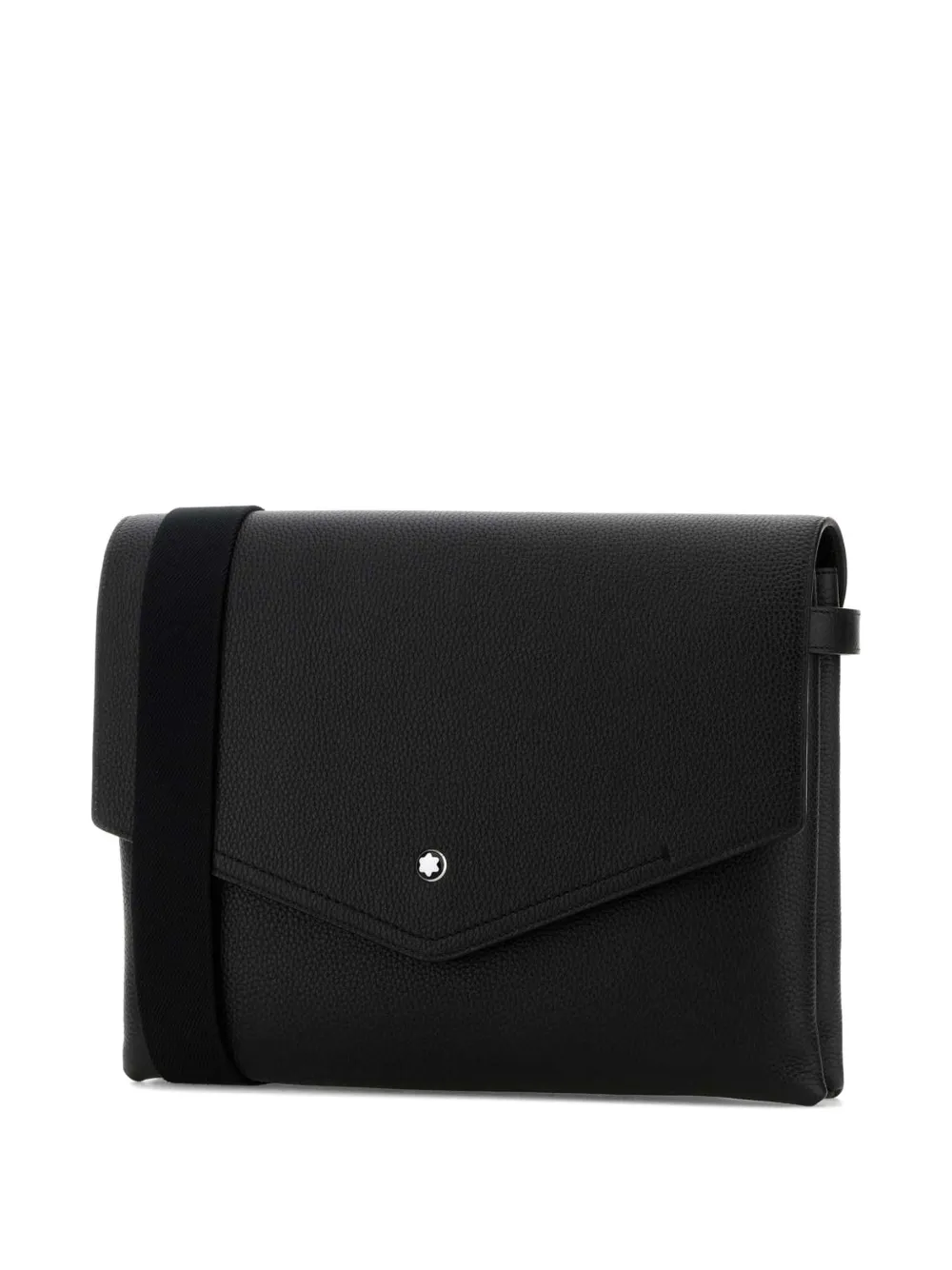 Montblanc Companion leren crossbodytas met textuur Zwart