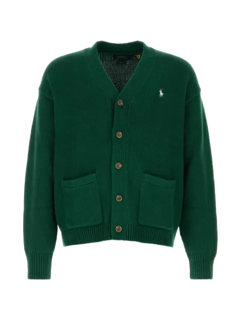 Polo Ralph Lauren logo-embroidered V-neck cardigan