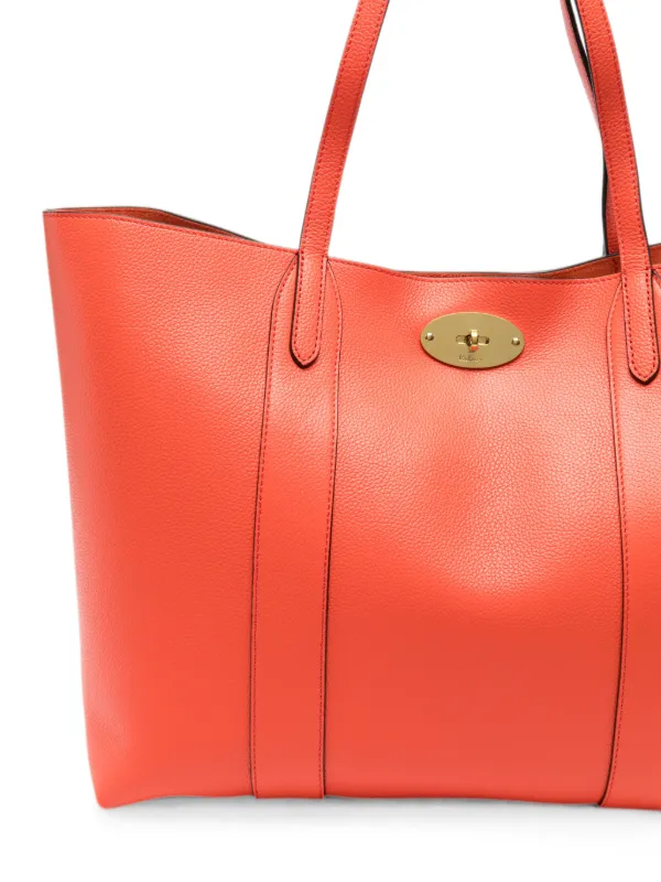 Mulberry Bayswater turnlock-closure Tote Bag | Orange | FARFETCH