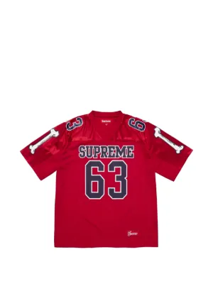 Supreme Sequin Football Jersey T-shirt | Blue | FARFETCH