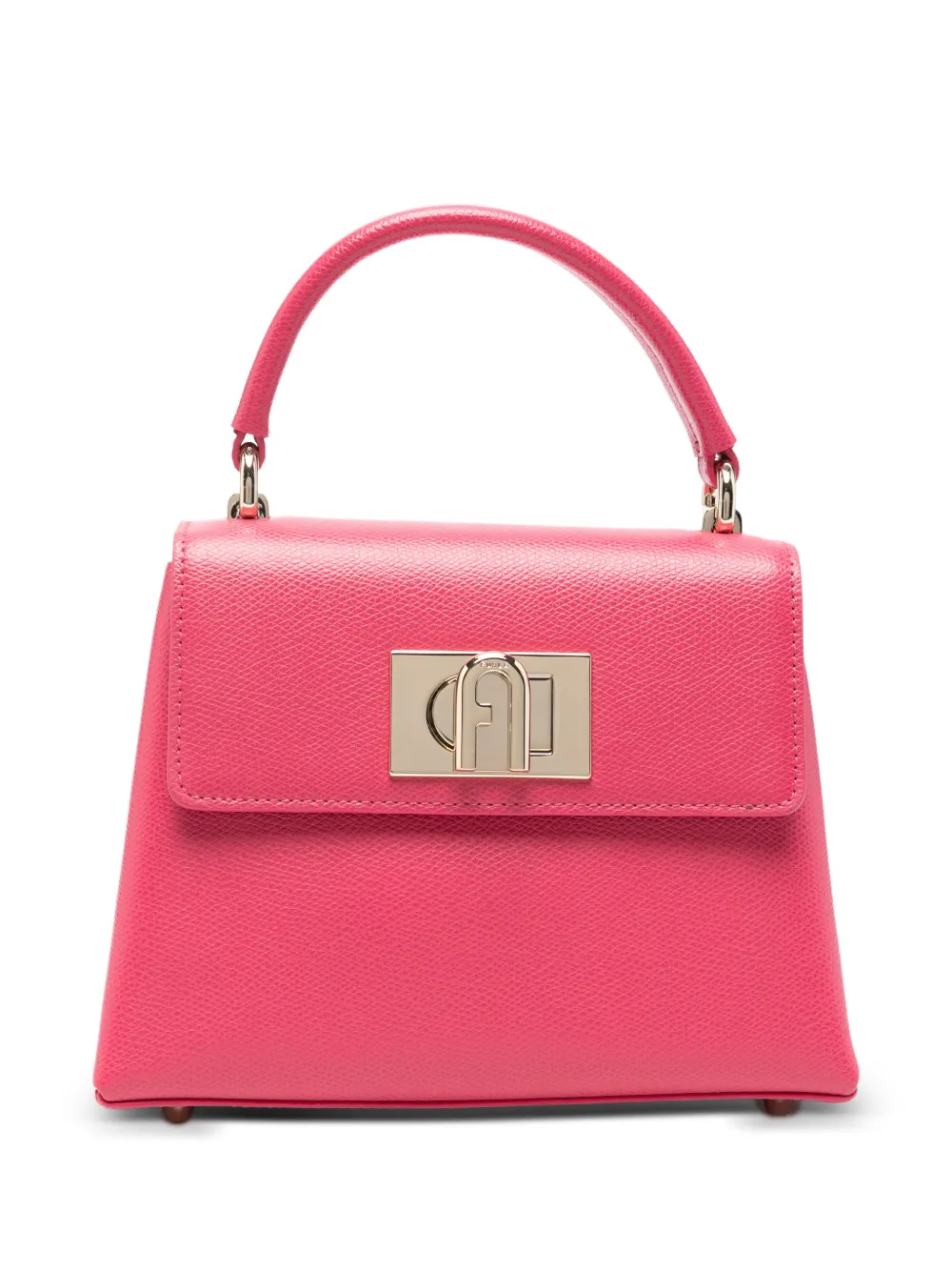 Furla logo-clasp tote bag - Pink