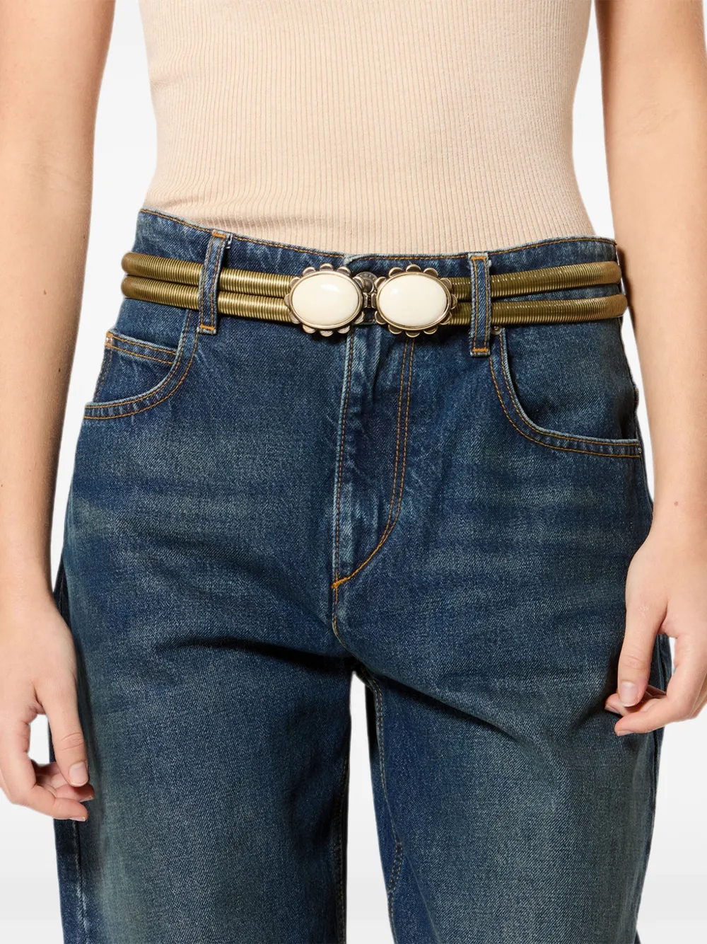 ISABEL MARANT Twina riem Goud