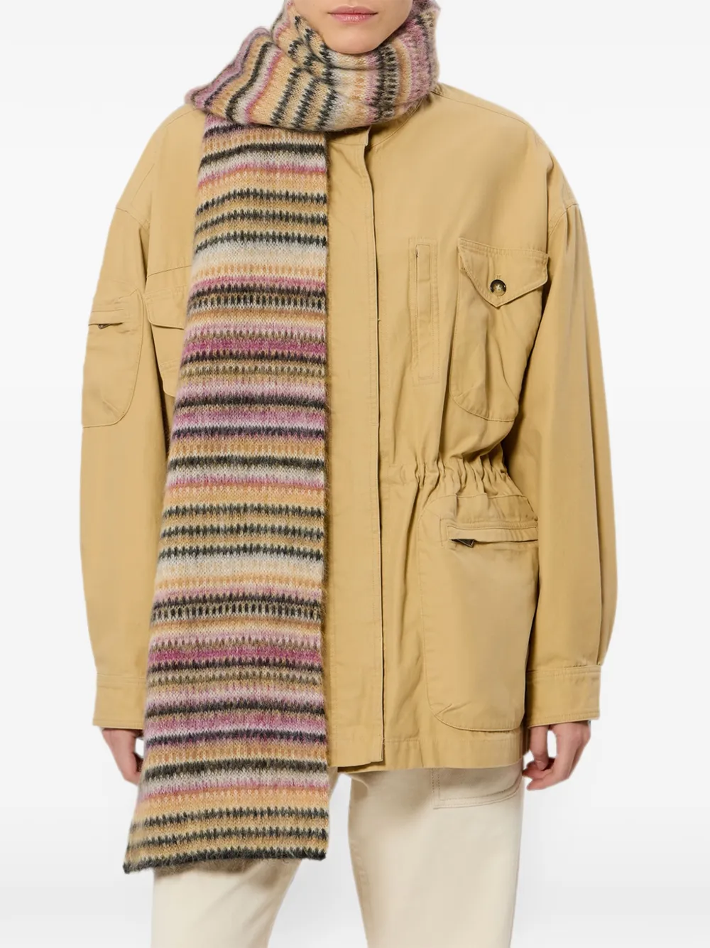 ISABEL MARANT Mouna sjaal Beige