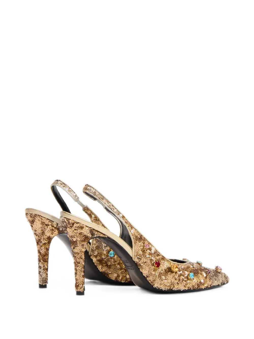 ISABEL MARANT Pafya sequin pumps Goud