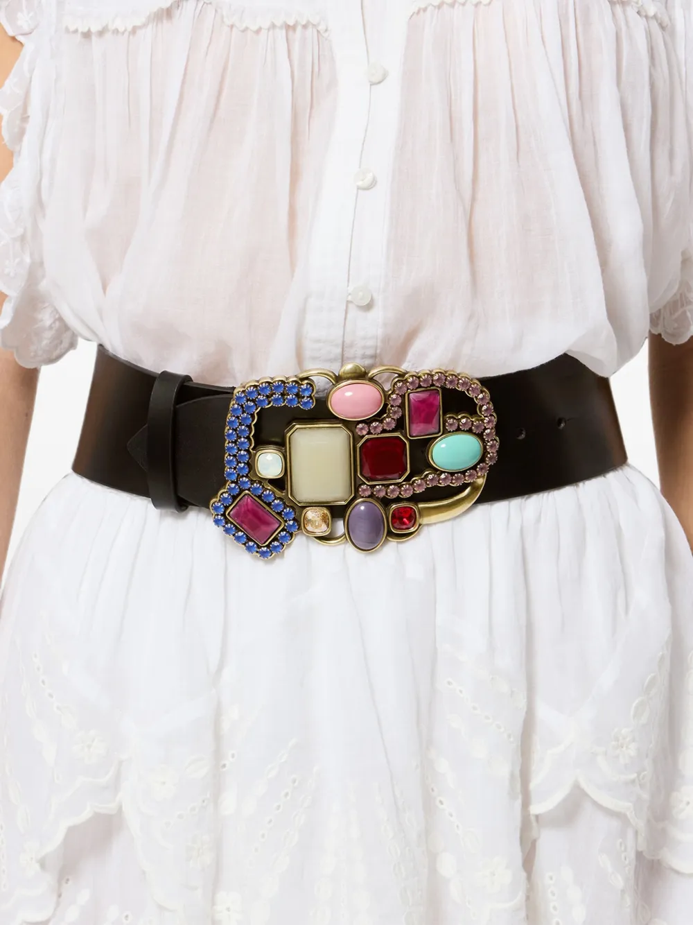 ISABEL MARANT Nedia riem Zwart