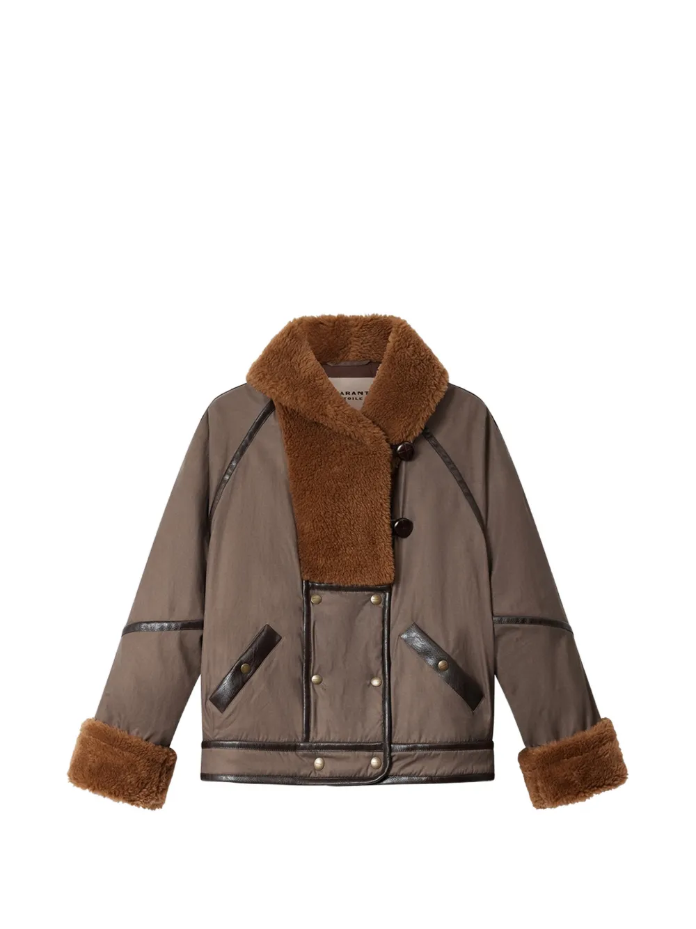 MARANT ÉTOILE Olinka faux-fur jacket - Braun