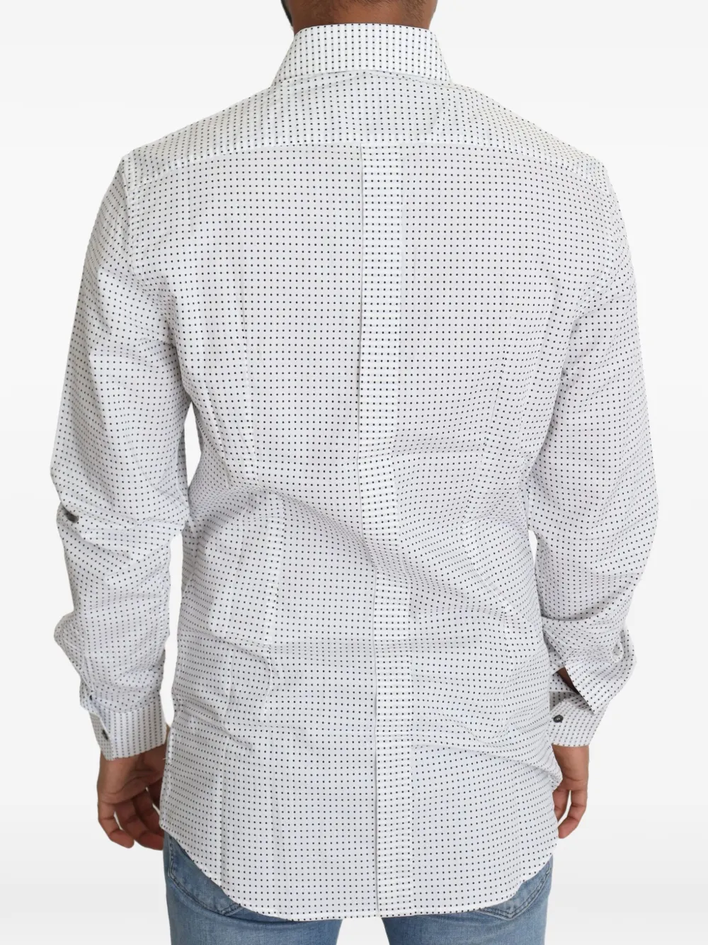 Dolce & Gabbana Overhemd met stippen Wit