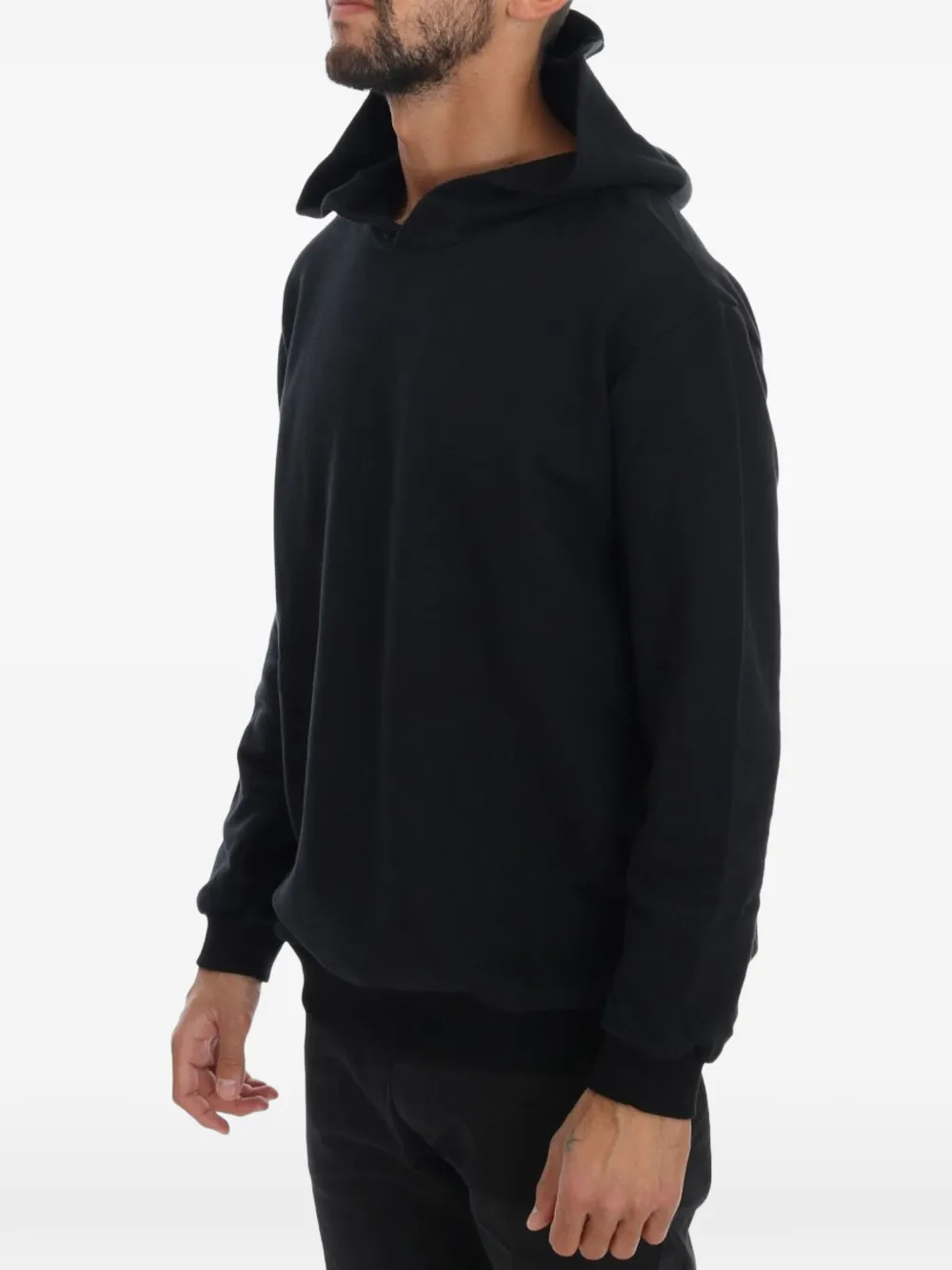 Daniele Alessandrini Hoodie met logoplakkaat Zwart
