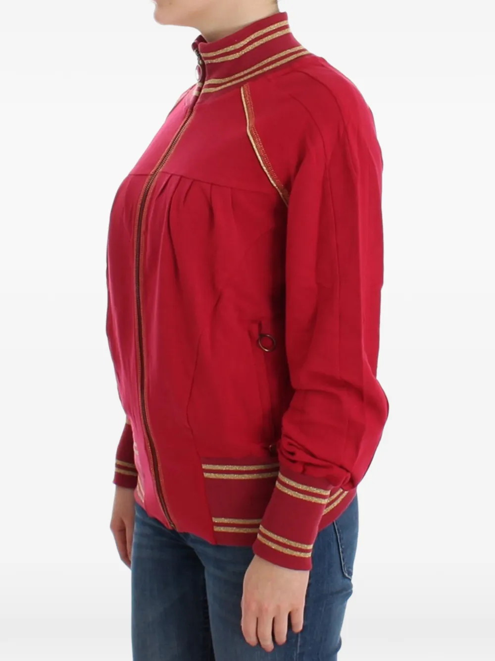John Galliano Vest met rits Rood