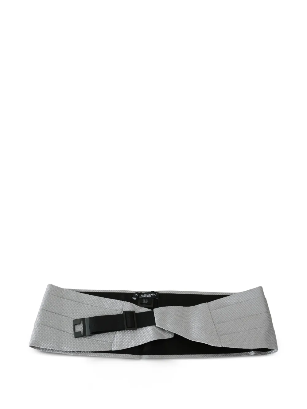 Dolce & Gabbana Cummerband met textuur Grijs