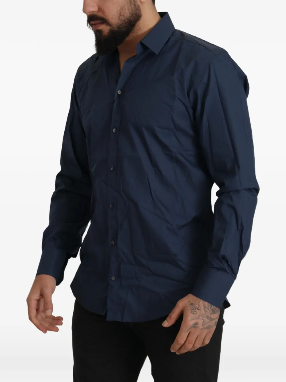 Dolce & Gabbana Martini slim-fit overhemd Blauw