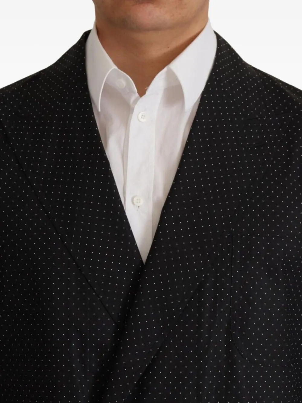 Dolce & Gabbana Blazer met dubbele rij knopen Zwart