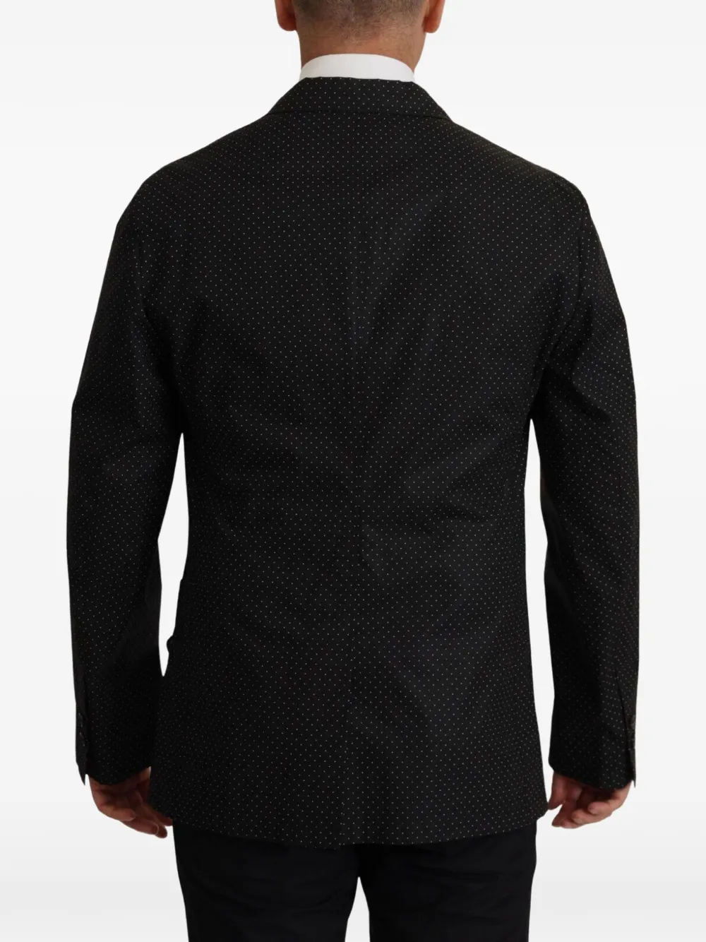 Dolce & Gabbana Blazer met dubbele rij knopen Zwart