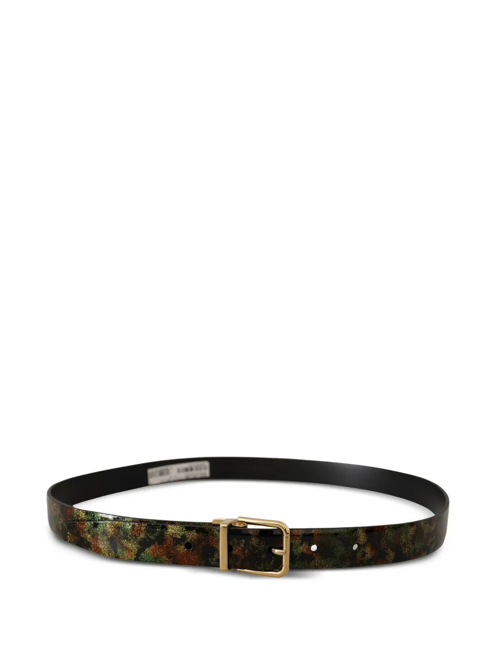 Dolce & Gabbana Riem met camouflageprint Zwart