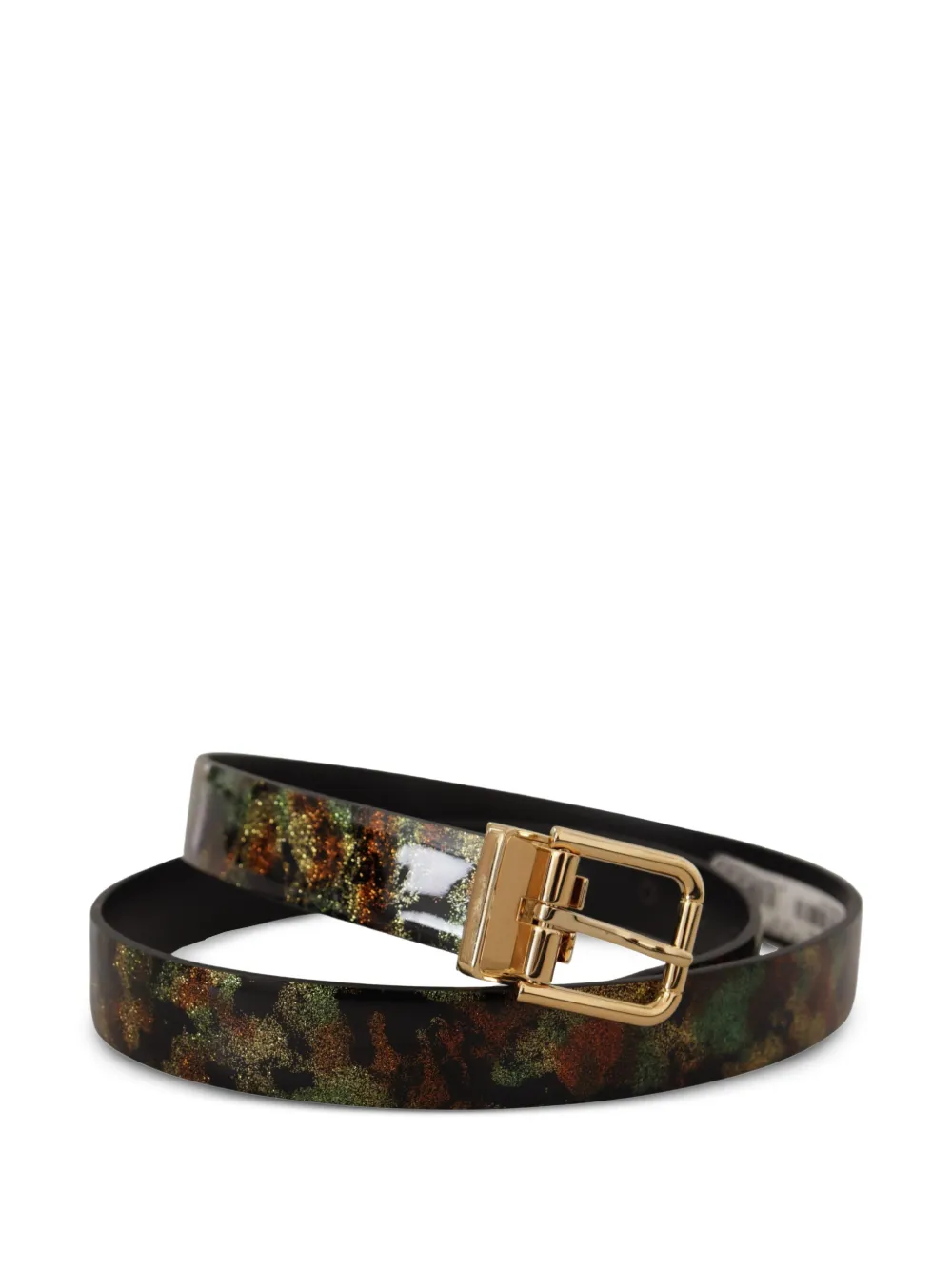 Dolce & Gabbana Cintura con stampa camouflage - Nero