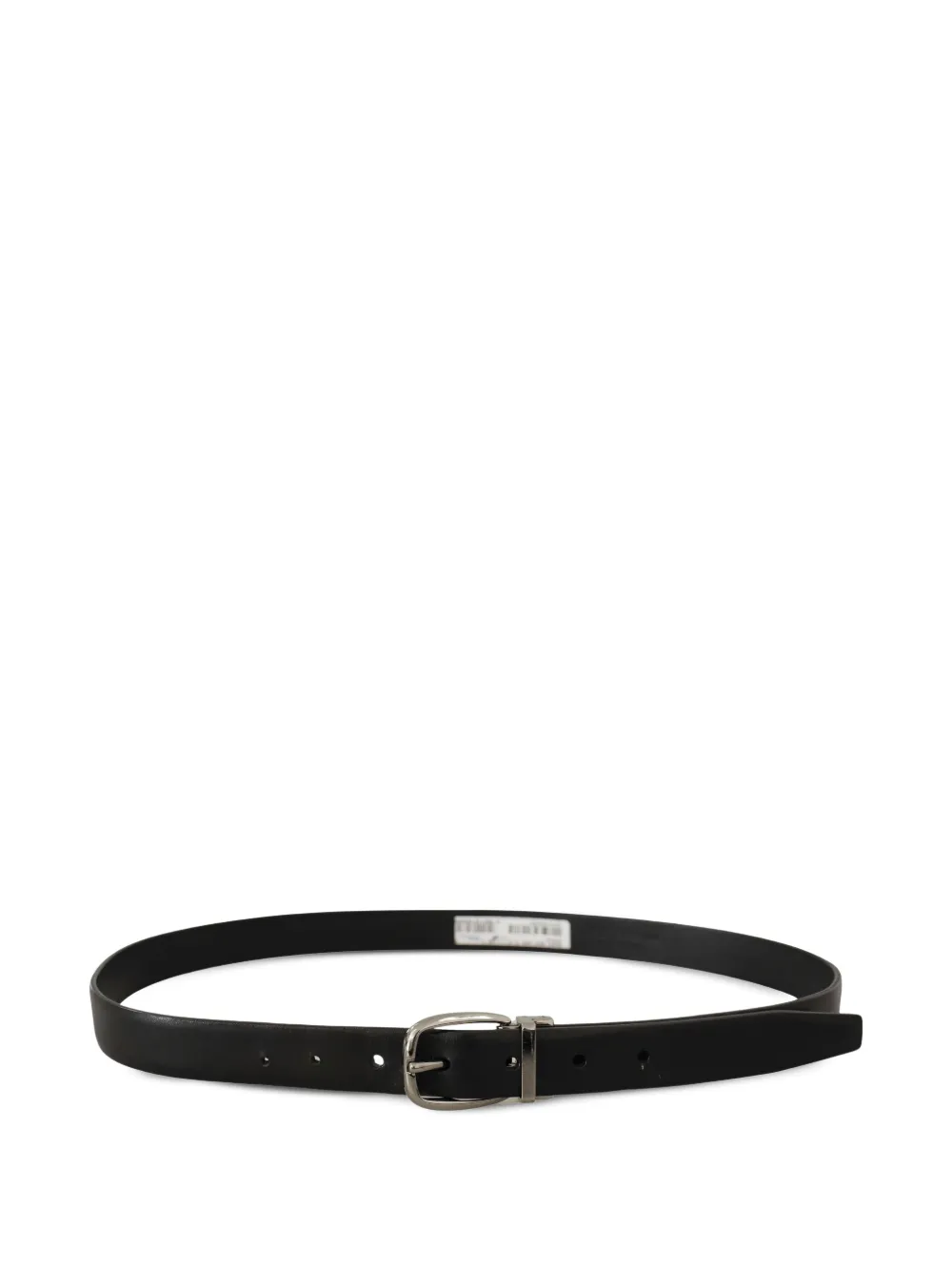 Dolce & Gabbana Leren gespriem Zwart