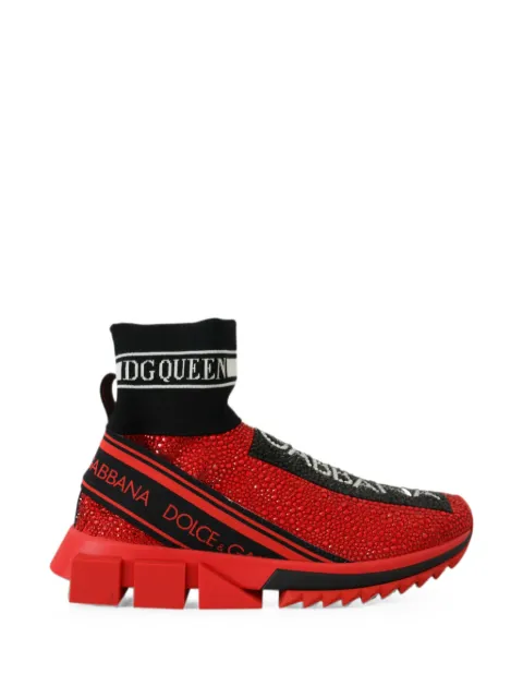 Dolce & Gabbana tenis Sorrento con detalles de cristal