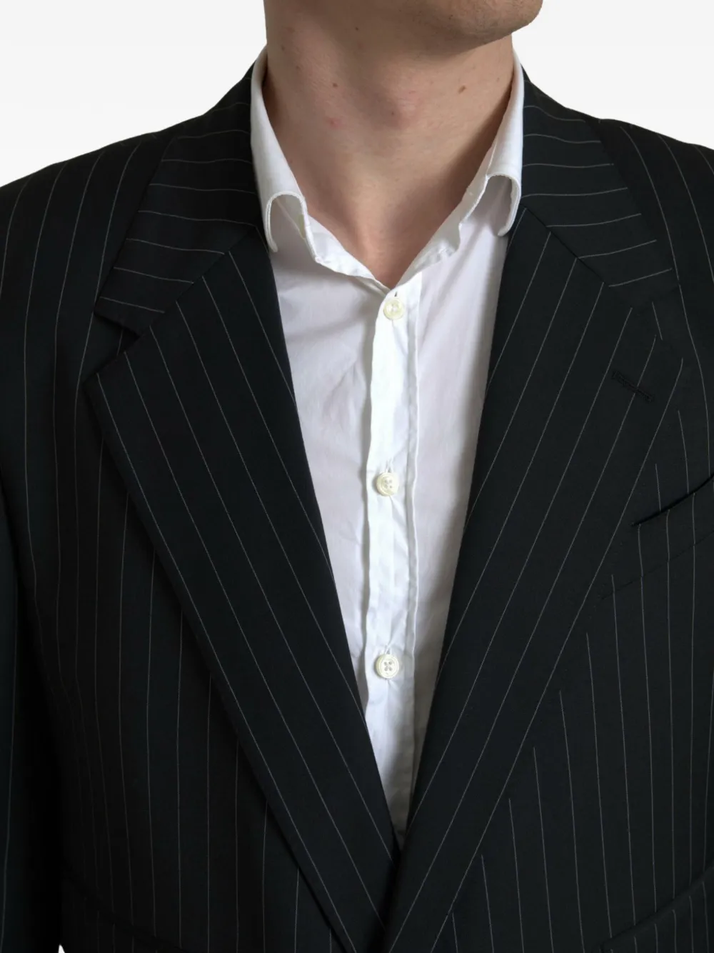 Dolce & Gabbana Sicilia blazer met krijtstreep Zwart