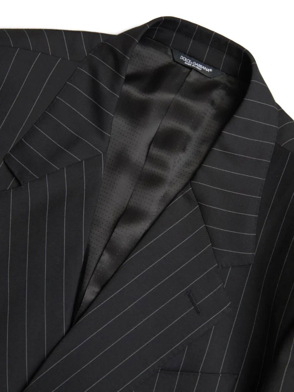 Dolce & Gabbana Sicilia blazer met krijtstreep Zwart