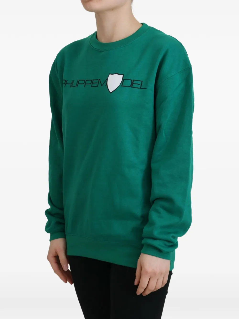 Philippe Model Paris Trui met logoprint Groen