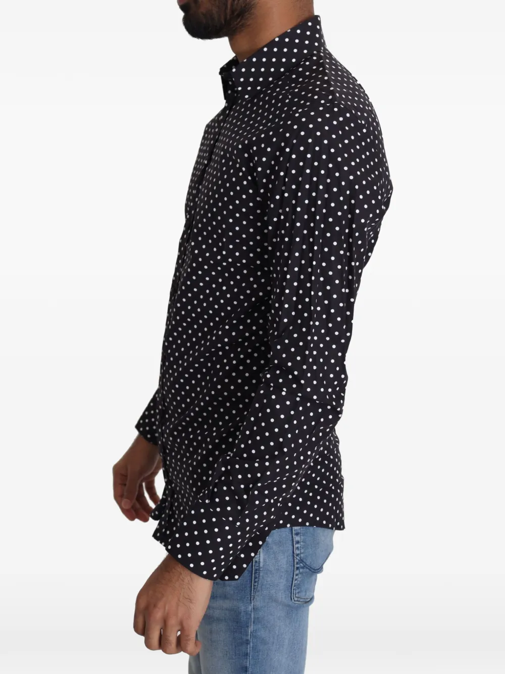 Dolce & Gabbana Katoenen overhemd Zwart