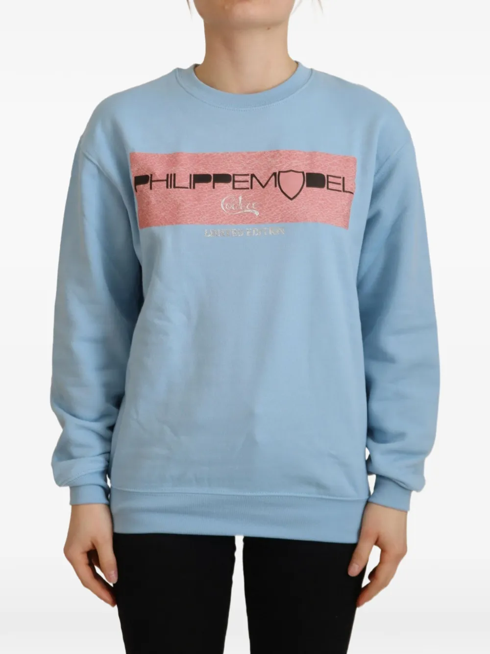 Philippe Model Paris Maglione con logo - Blu