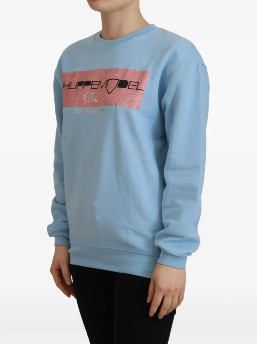 Philippe Model Paris Trui met logoprint Blauw