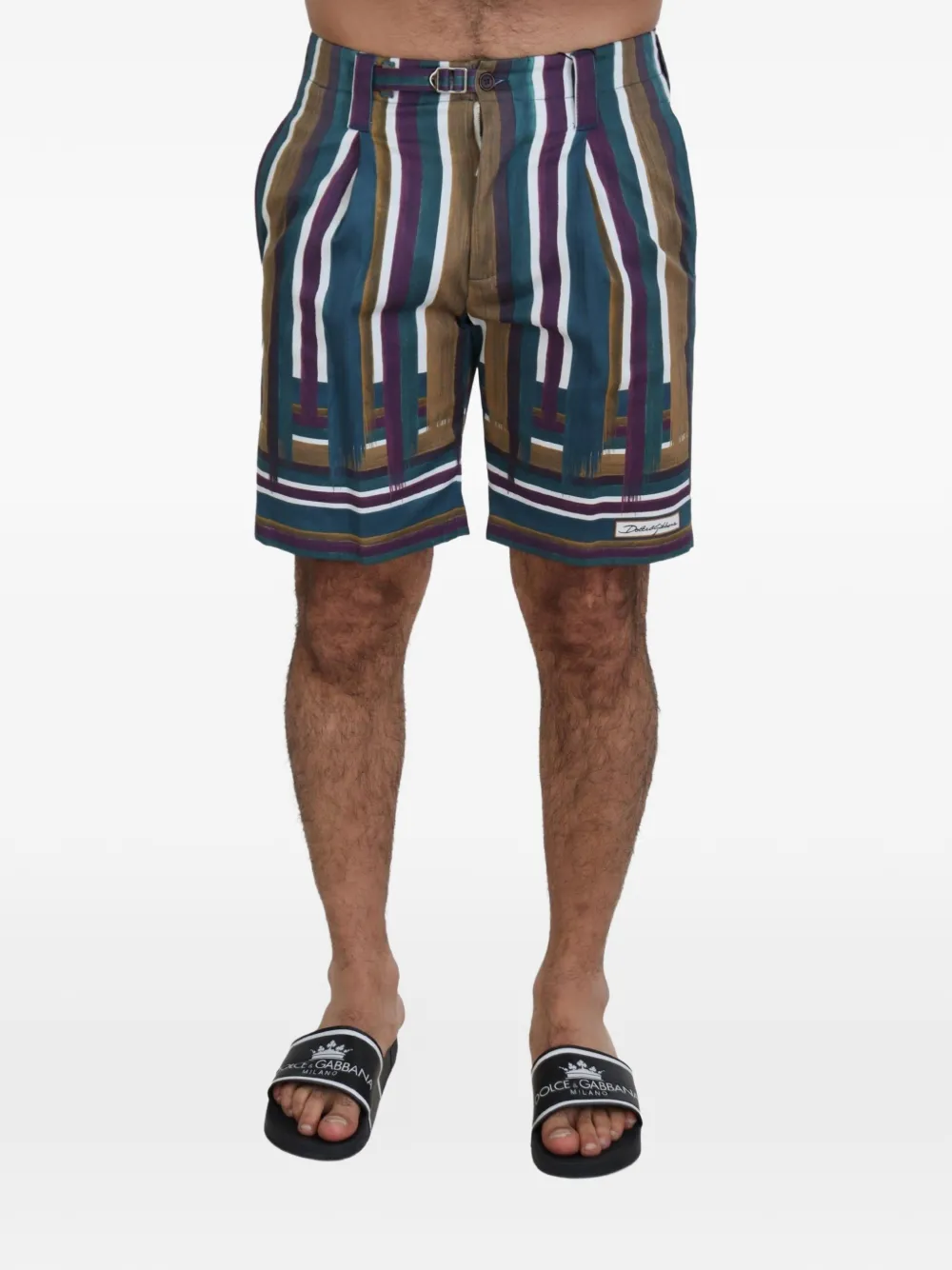 Dolce & Gabbana Shorts gessati - Blu