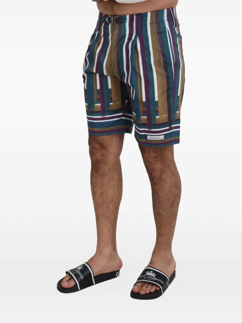 Dolce & Gabbana Gestreepte shorts Blauw