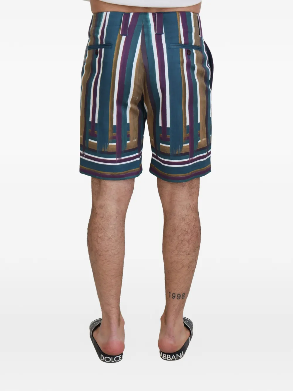 Dolce & Gabbana Gestreepte shorts Blauw