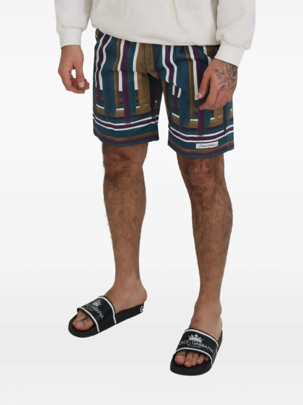 Dolce & Gabbana Gestreepte shorts Blauw