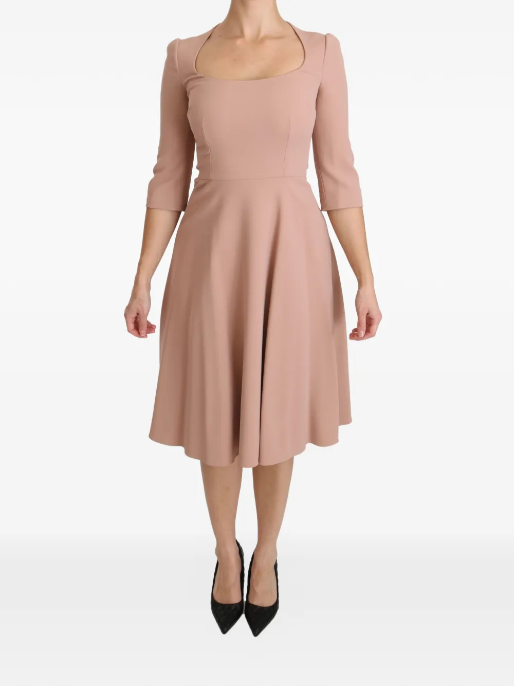 Dolce & Gabbana Abito midi svasato - Toni neutri