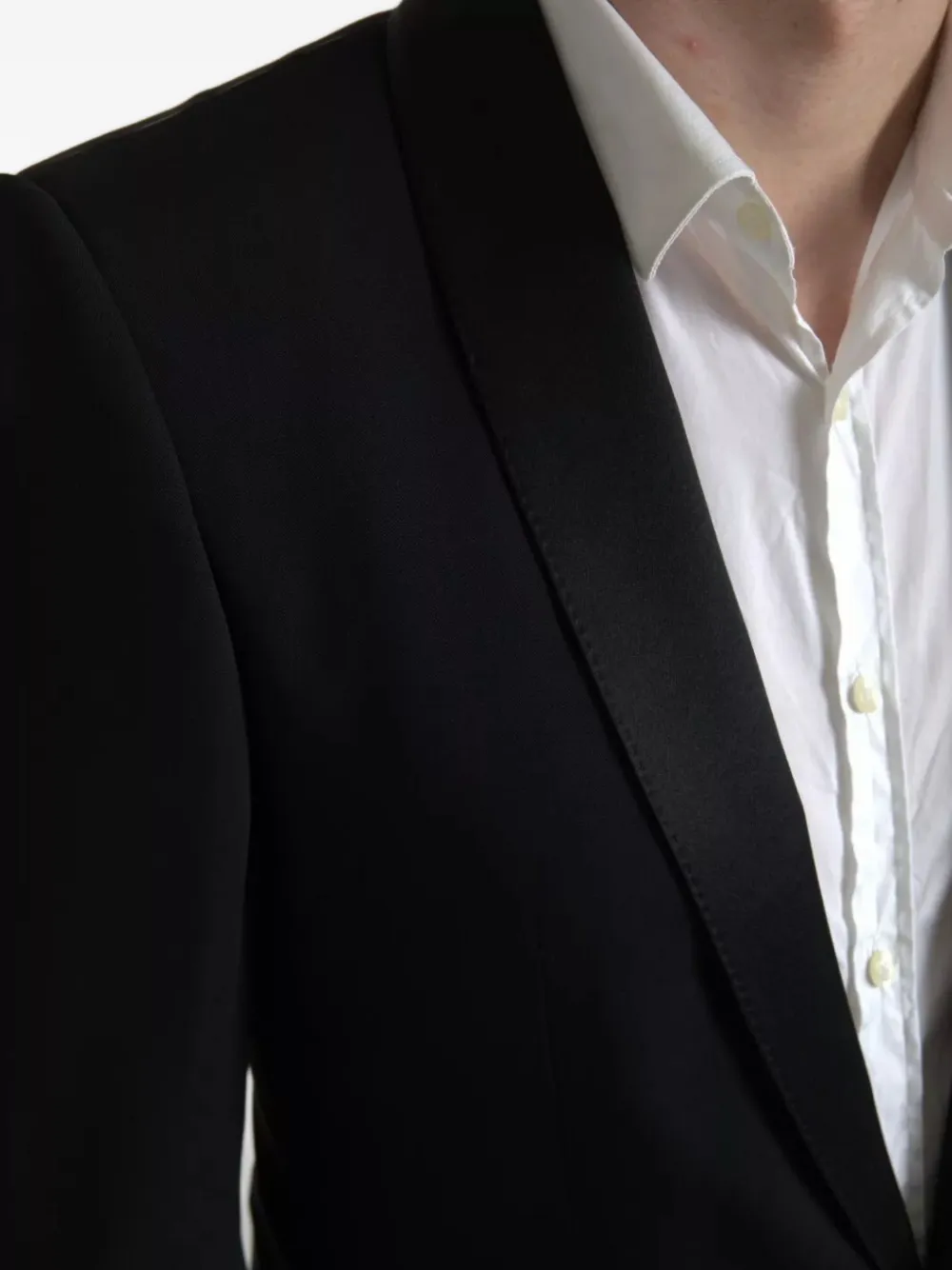 Dolce & Gabbana Martini pak met enkele rij knopen Zwart