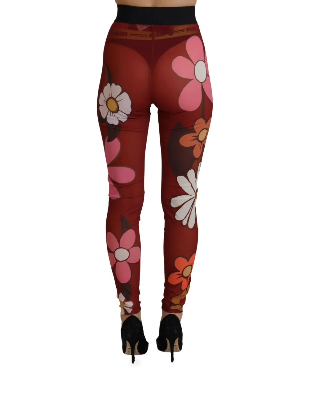 Dolce & Gabbana Legging met bloemenprint Rood
