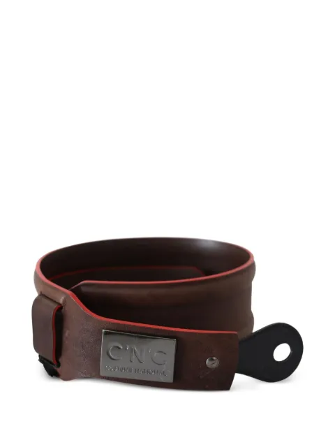 Costume National ceinture à plaque logo