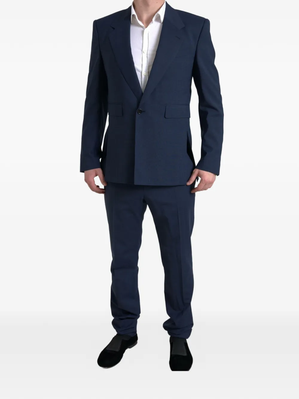 Dolce & Gabbana Completo Sicilia monopetto - Blu