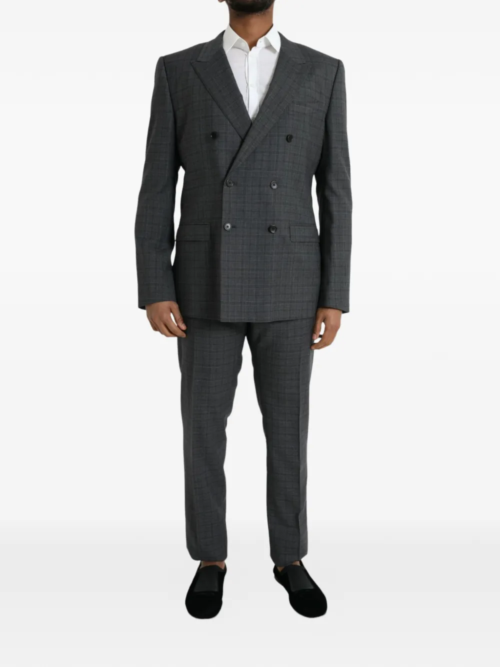 Dolce & Gabbana Completo doppiopetto Martini - Grigio