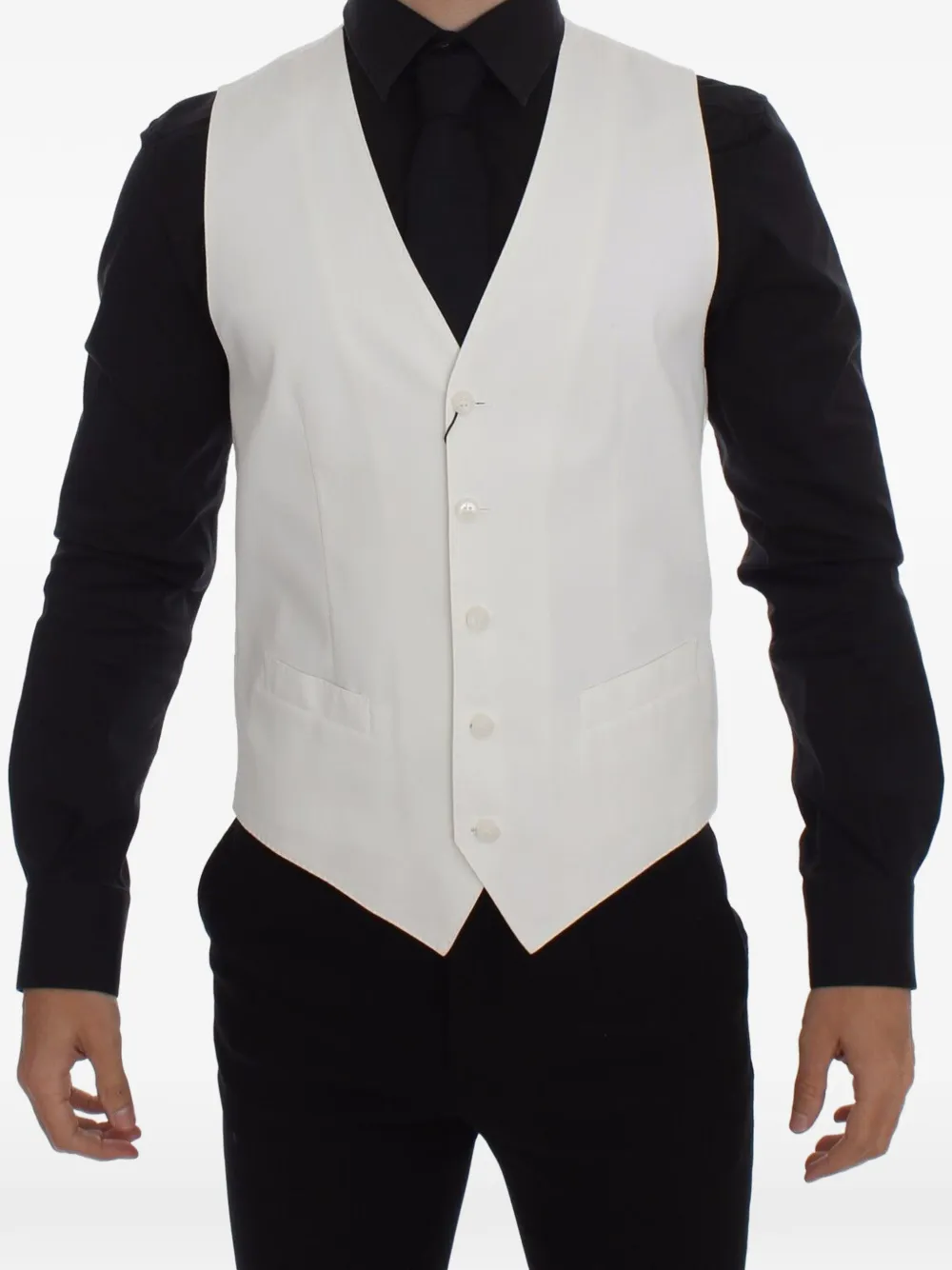 Dolce & Gabbana chaleco con botones | blanco | Image 1